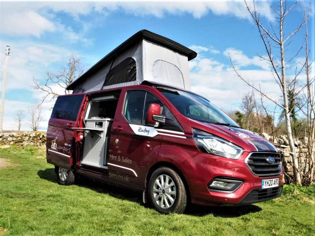 Ruby the 4 berth campervan hire