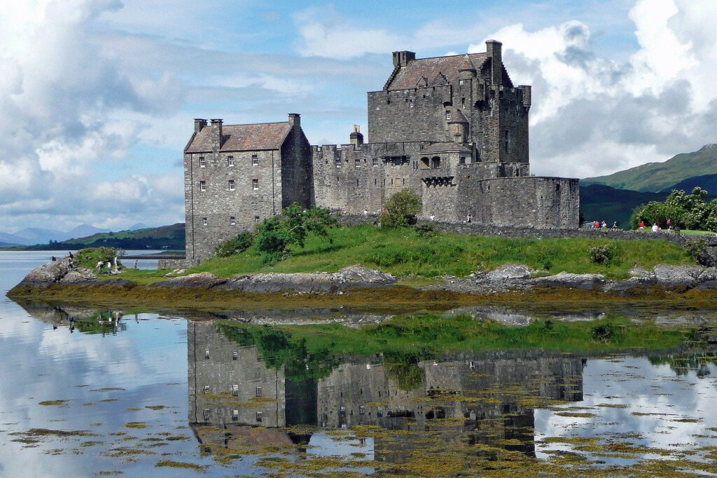eilean donan castle, castle, eilean donan