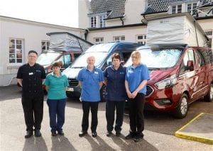 Highland Aut Campers hire vans to local care home in fight against Covid-19