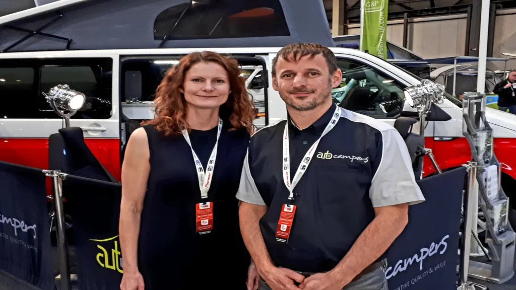 Mark And Alicia, owners of highland Auto campers