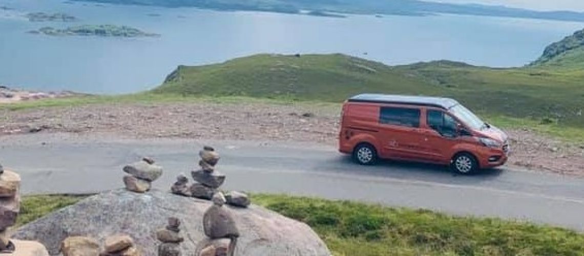 Scottish islands in a hire campervan